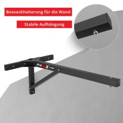Boxsackhalterung für die Wand, stabile Aufhängung an einer Betonwand montiert