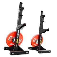 Langhantelständer mit Gewichtsscheibenhalter – kompakte Hantelablagen für Homegym