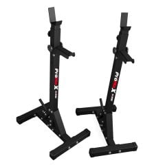 Seitenansicht des K-Sport Hantel Racks mit Scheibenhalter