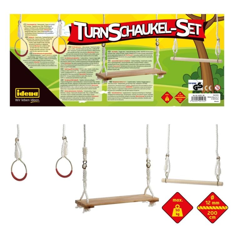 Turnschaukel Set mit Verpackung