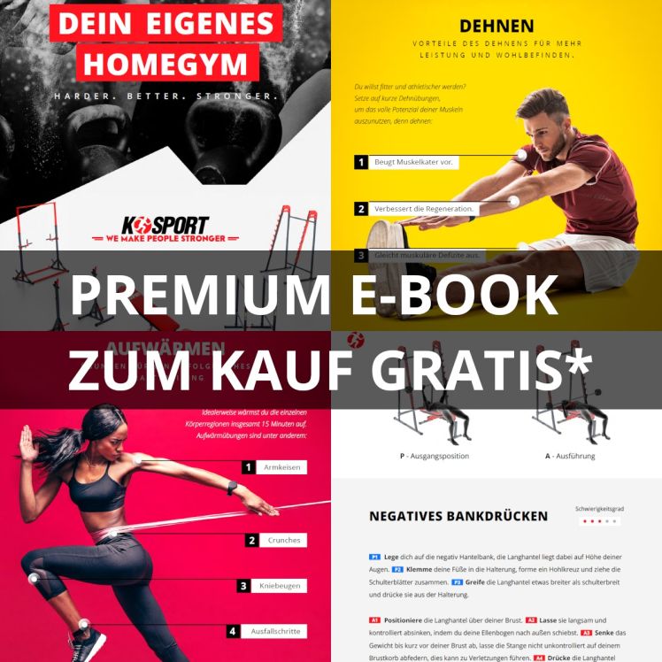 Half Rack und stationäre Klimmzugstange - Premium E-Book