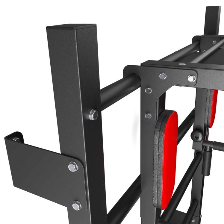 Stabile Wandhalterung der Fitness-Sprossenwand mit Schraubverbindungen