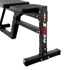 Sitzpolster und stabiler Rahmen der K-Sport ProMax Hantelbank aus Metall