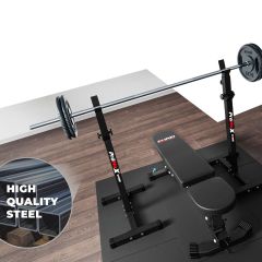 K-Sport Langhantelständer mit Hantel