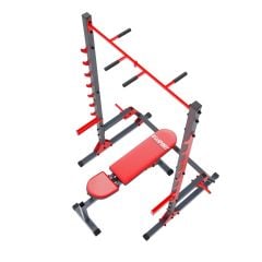 Trainingsständer mit Hantelbank
