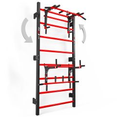 Sprossenwand Mit Klimmzustange/Dip Station