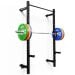 Faltbares Half Rack zur Wandmontage mit Klimmzugstange und Langhantel