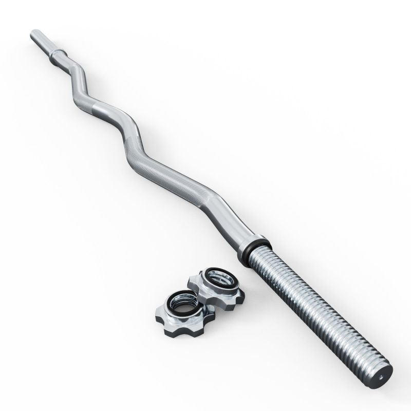 Verstärkte SZ Curlstange mit Sternverschlüssen