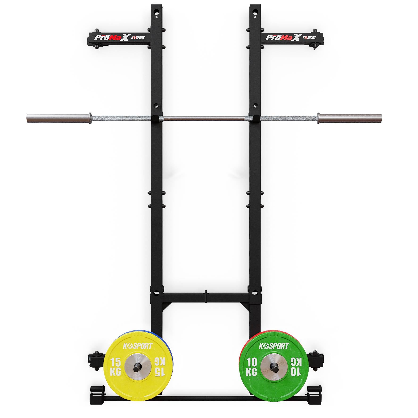 Half Rack zur Wandmontage zusammengefaltet