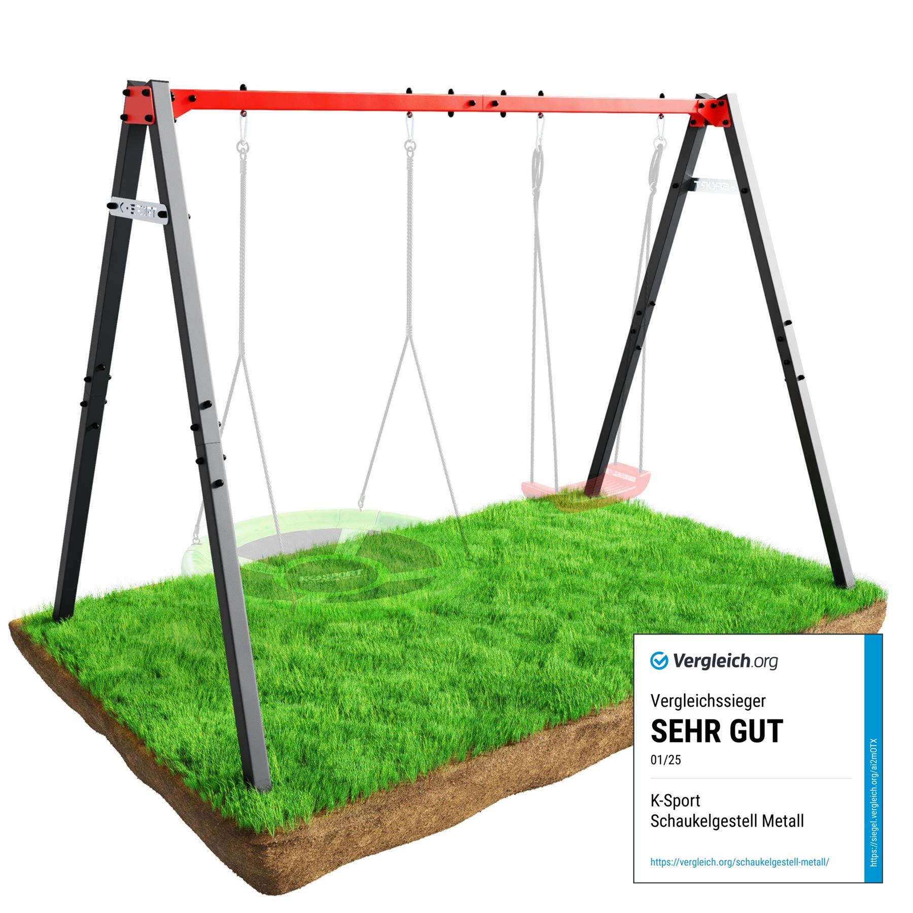 Doppelte Kinderschaukel für den Garten für Nestschaukel und Schaukel
