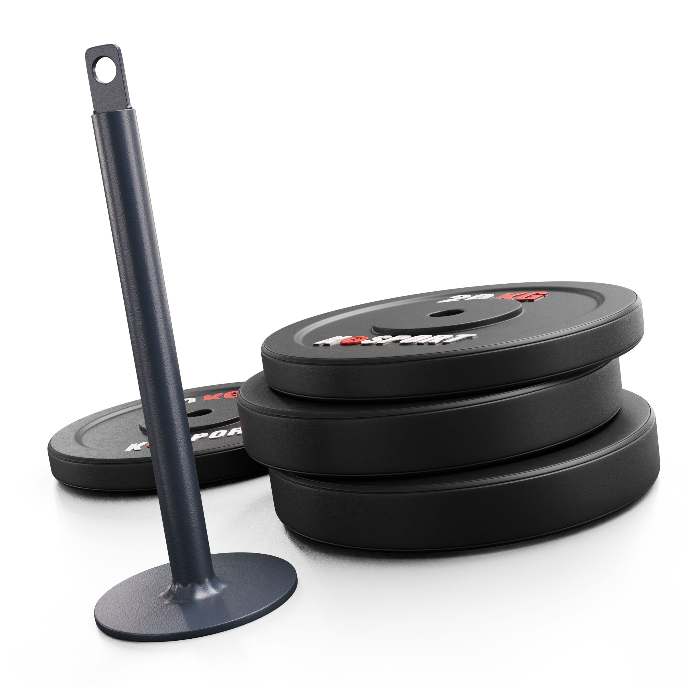 Ansicht Gewichtsaufnahme mit Gewichten