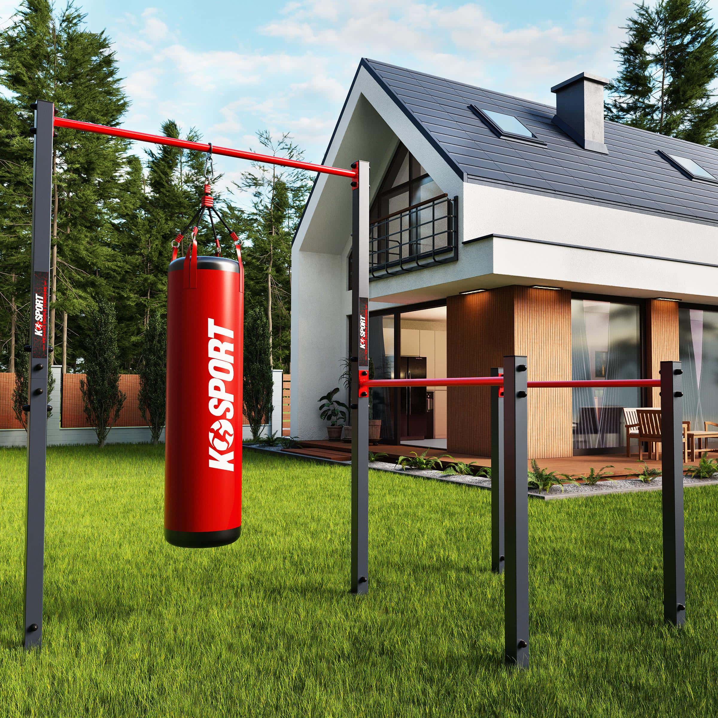 Outdoor Reck Mit Garten Klimmzugstange KSport