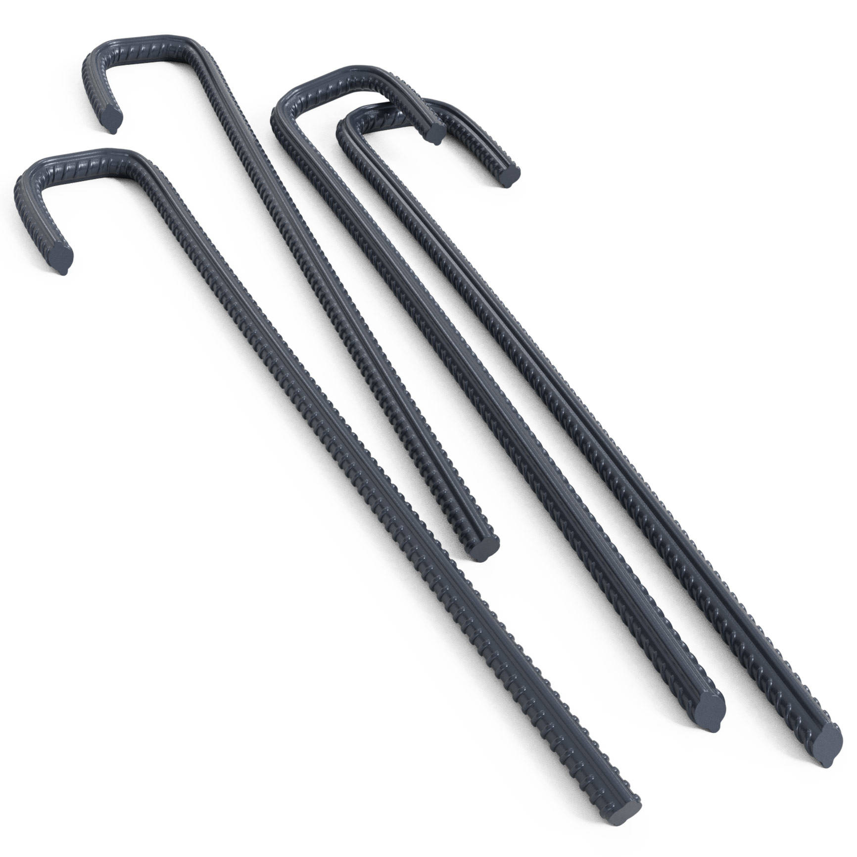 Gesamtansicht Schaukel Befestigung Boden / Bodenanker