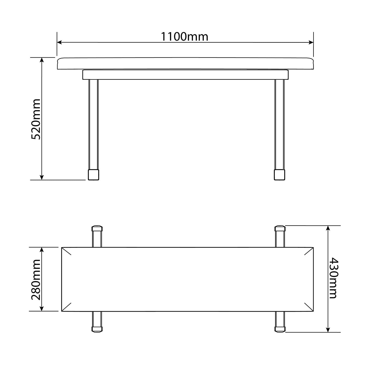 Technischen Daten - Trainingsbank/Flachbank für Langhantelstaender