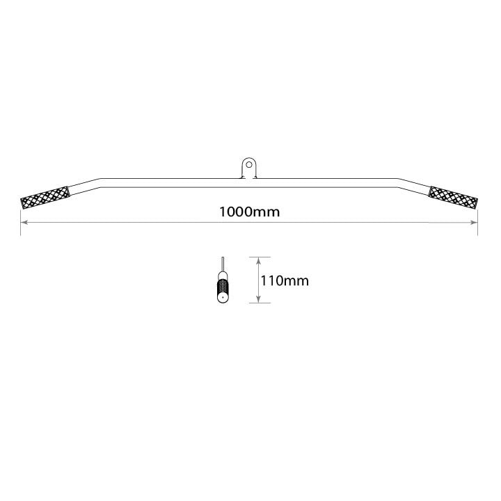 Technischen Daten - Latzugstange fuer Kabelzug