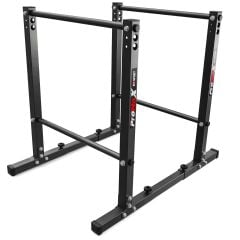 Stabiele parallel bars voor dips en bodyweight training, robuuste stalen constructie