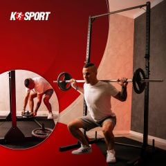 Half Rack avec barre pour squats