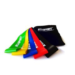 Set de bandes de fitness avec 5 bandes