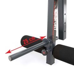 Sicherungsschraube am Beincurler