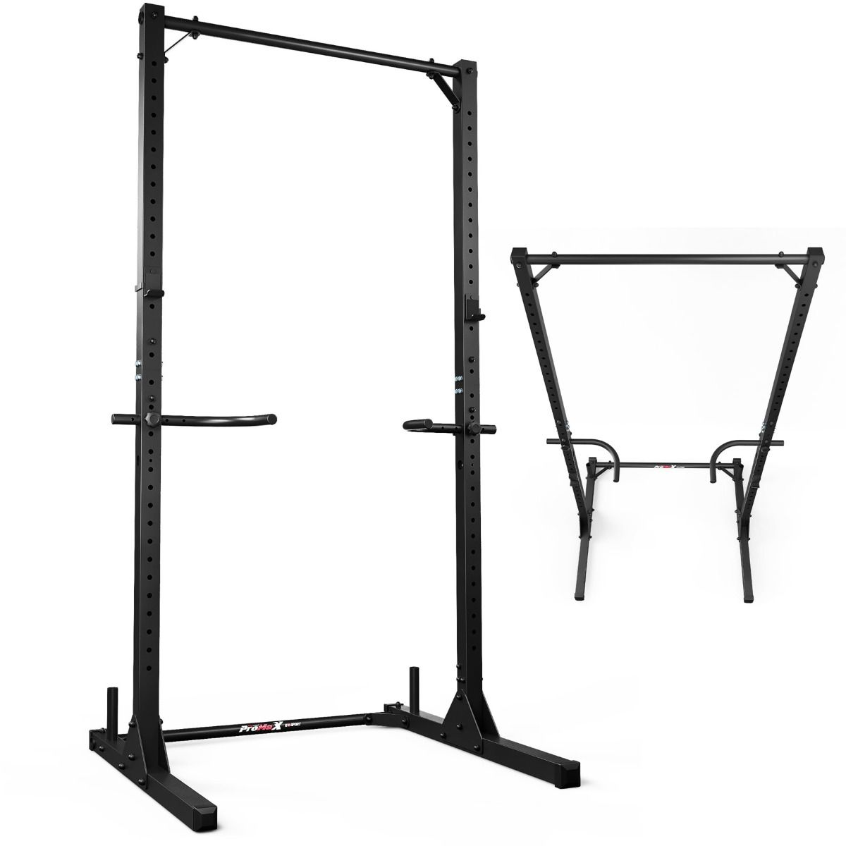 Half Rack Con Barra Para Dominadas Fija K-Sport