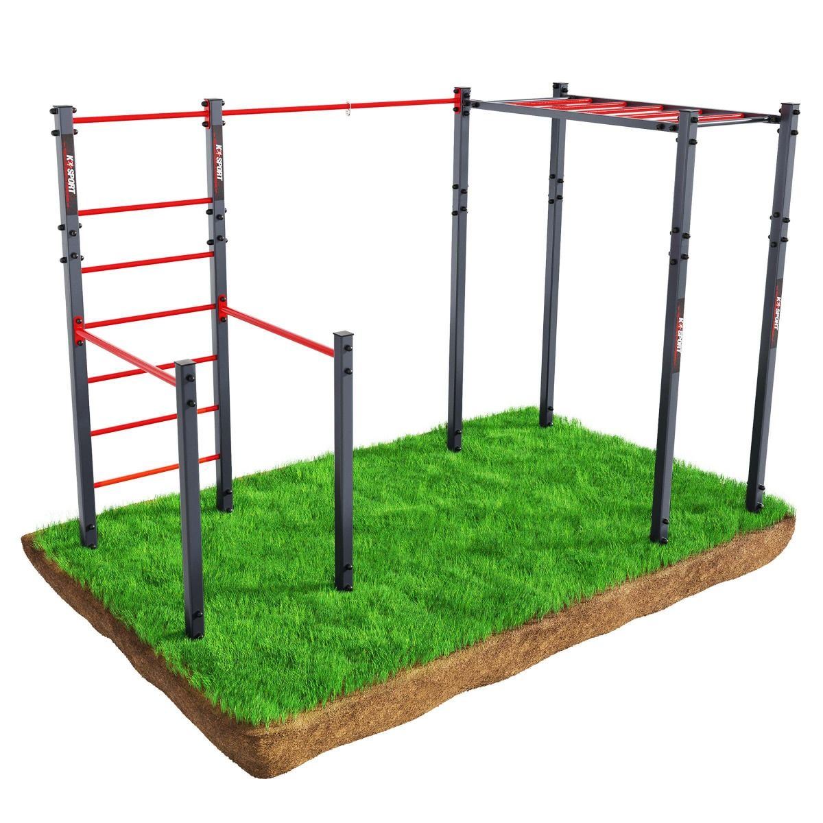 Equipamiento De Calistenia Para Entrenar Al Aire Libre Con Espaldera Y Escalera Horizontal K Sport