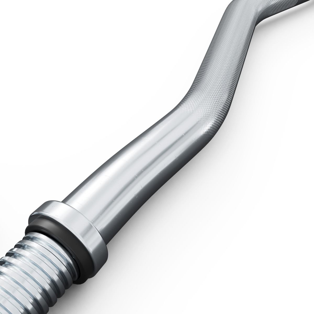 Barra Curl Z Reforzada Con Tope De Barra Con Rosca K-Sport