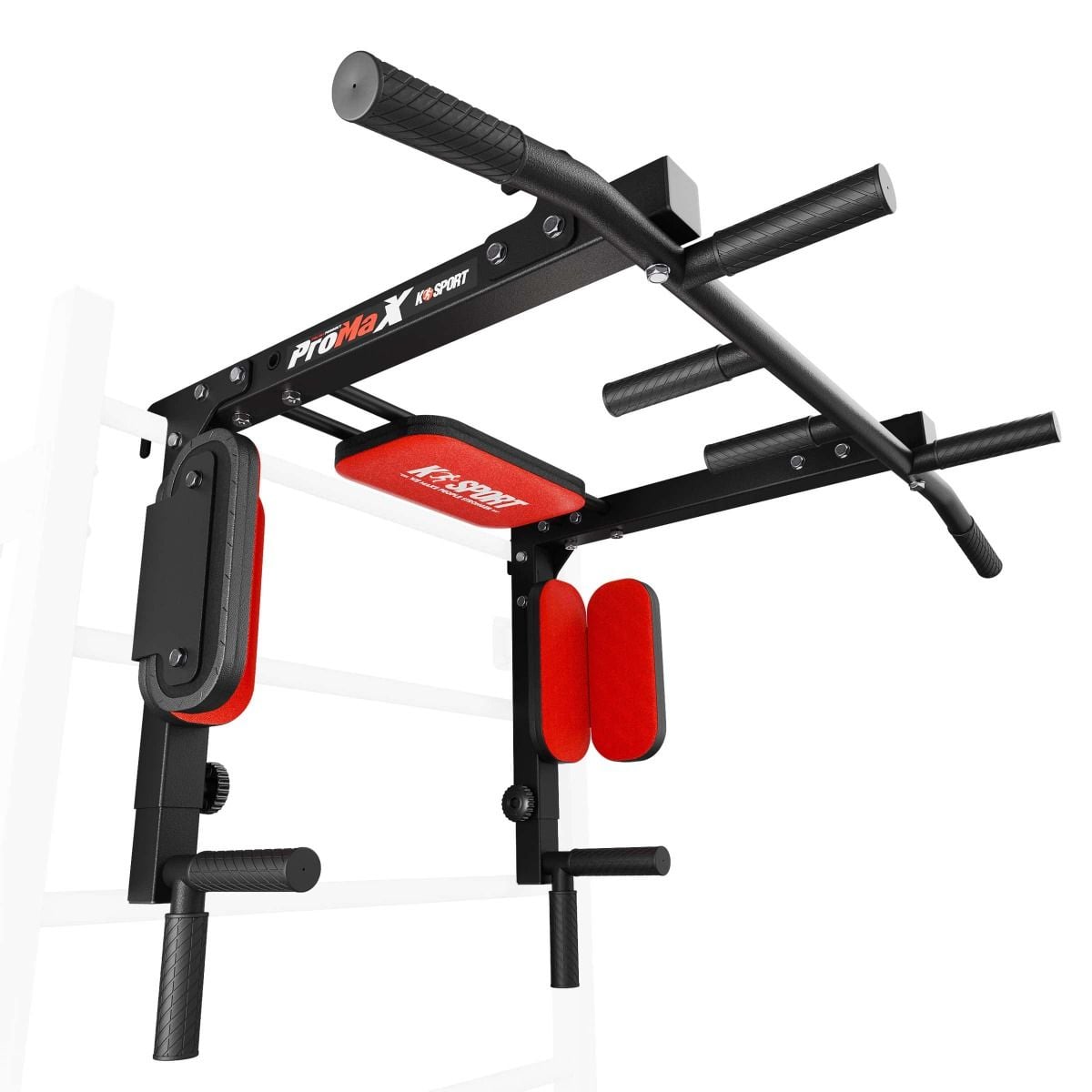 Barre De Traction K-Sport Monkeybar – Fixation Murale Ou Plafond, Prise Multiple, Charge Max 200 Kg, Pour Home Gym