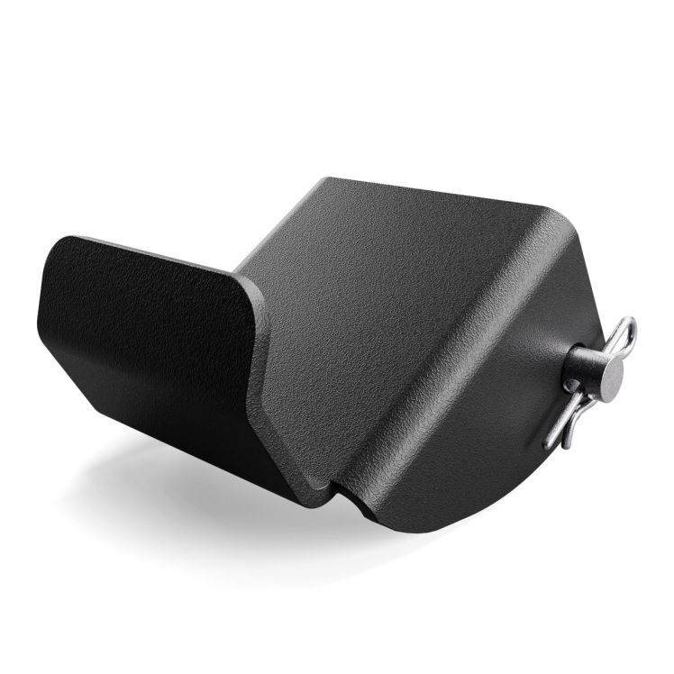 Support massif pour barre Black Line Pro en acier durable pour barres lourdes