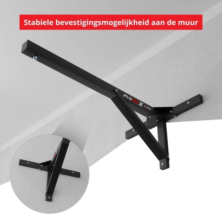 Stabile Befestigungsmöglichkeit an der Wand mit der Boxsackhalterung von K-Sport