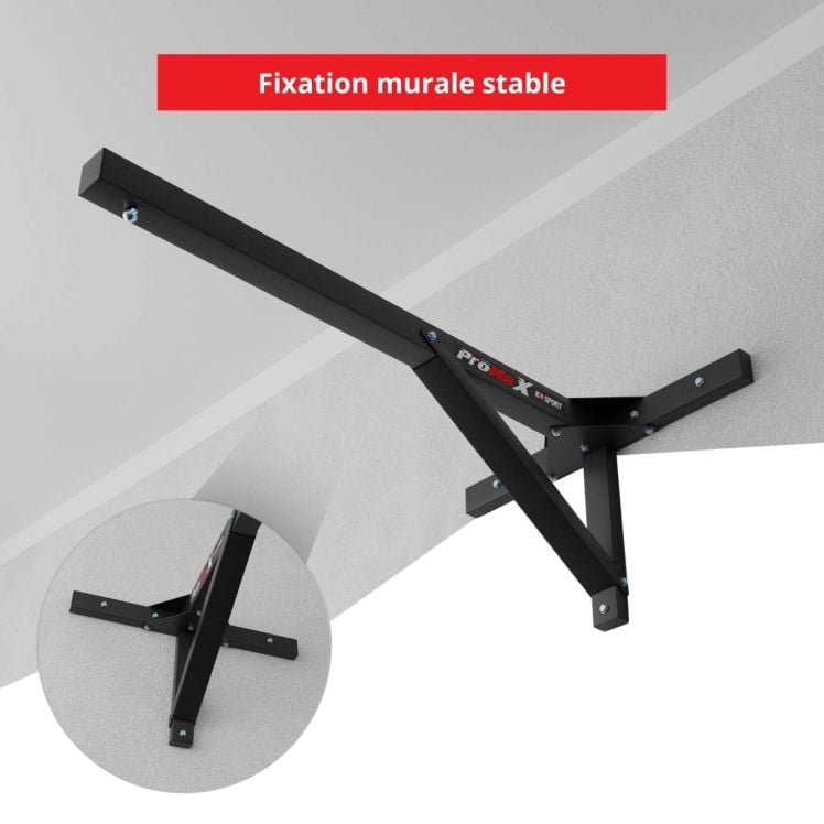 Stabile Befestigungsmöglichkeit an der Wand mit der Boxsackhalterung von K-Sport