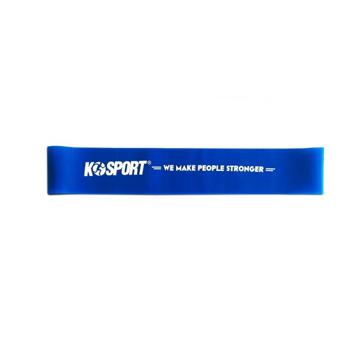 Bande de fitness en bleu