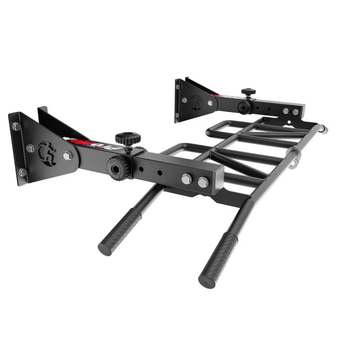 Barre de traction Multi-Grip réglable avec distance variable au mur pour la salle de sport à domicile