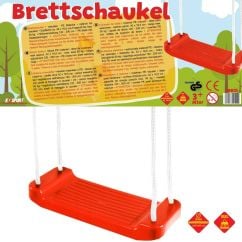 Columpio de tablero de plástico con instrucciones