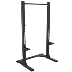 Support de squat Blackline Pro robuste en vue complète pour l’entraînement de force