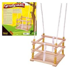 Balançoire en treillis en bois avec emballage