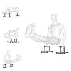 Ejercicios en los agarres para flexiones
