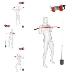 Ejercicios en la polea Fitness para montaje en techo hasta 140 Kg