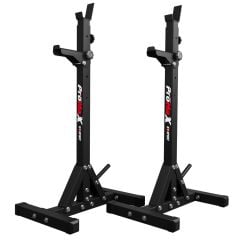 Set di supporti per bilanciere K-Sport composto da due supporti indipendenti in acciaio nero