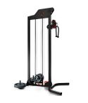 Stazione via cavo autoportante per lat machine ed esercizi fitness con supporto per pesi e carrucola regolabile in altezza