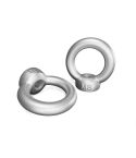 Juego de 2 tuercas de anillo M8 galvanizadas – ideal para el montaje seguro de hamacas