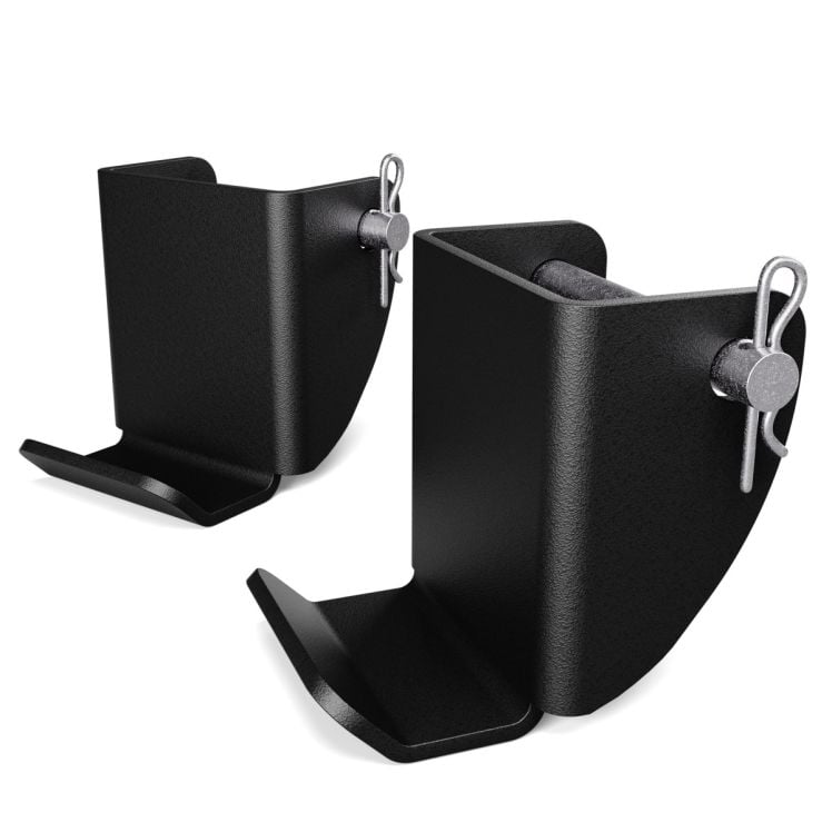 Supporto per bilanciere Black Line Pro per Power Rack con appoggio sicuro del bilanciere