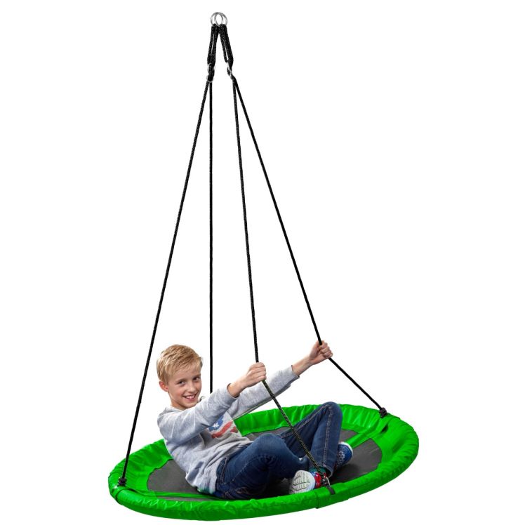 Altalena a nido 90 cm con bambino
