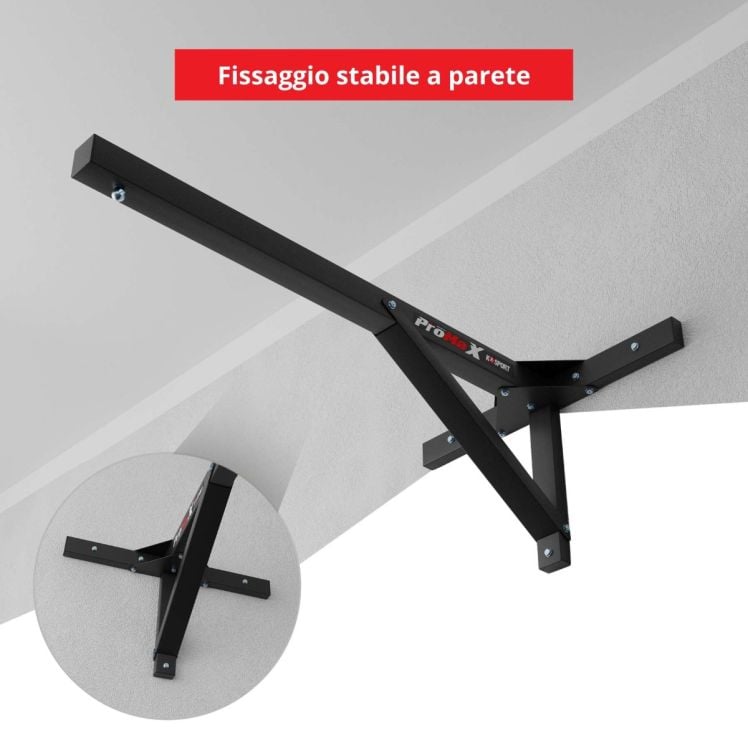 Stabile Befestigungsmöglichkeit an der Wand mit der Boxsackhalterung von K-Sport