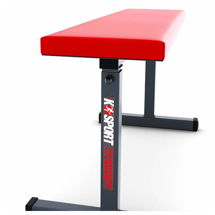 Panca piana con logo K-Sport alla base