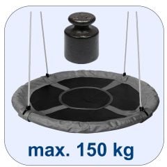 Altalena a nido con peso nominale di 150 kg