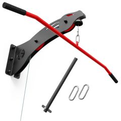 Polea alta de pared con accesorios