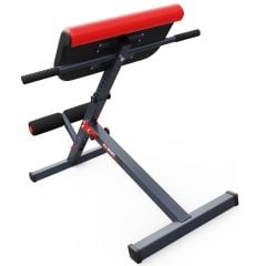 Achteraanzicht van de rugtrainer en abstrainer 