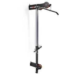 Torre de poleas alta y baja para pared con barra de jalón para entrenamiento de fuerza en casa