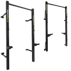 Half rack pieghevole da fissare alla parete