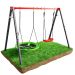 Columpio infantil doble con columpio nido y columpio tabla de K-Sport